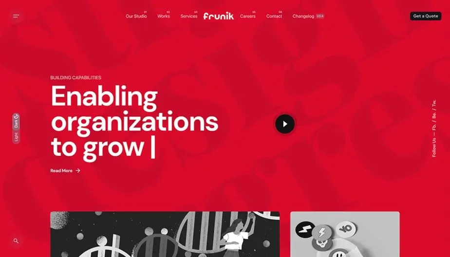 frunik website 12
