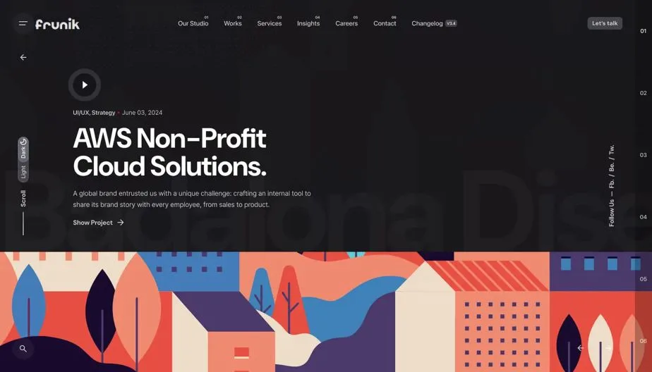frunik website 6